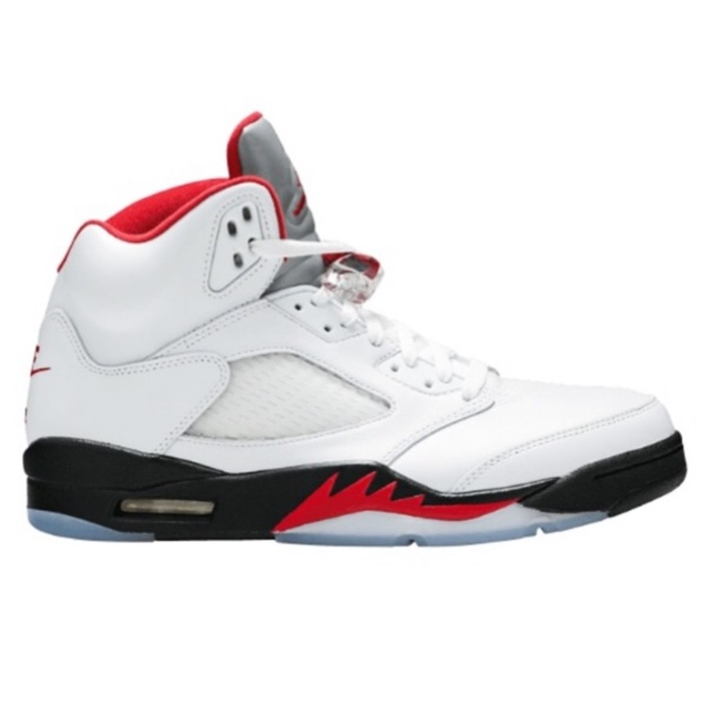 ‼️SOLD‼️NIKE AIR JORDAN 5 FIRE RED SNEAKERS - Picture 2 of 8